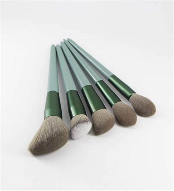 13 PCS BRUSH SET GREE BAG BRUSH