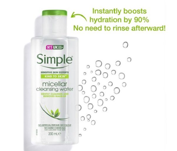 SIMPLE  MICELLAR CLEANSING WATER
